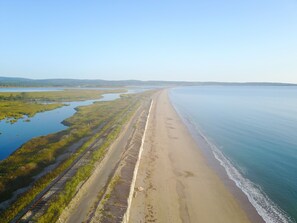Aerial view - Camp de Base Gaspésie (Perce)