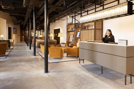 Mostrador para check-in y check-out