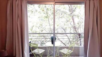 Apartamento, 1 cama de casal e sofá-cama | Sacada