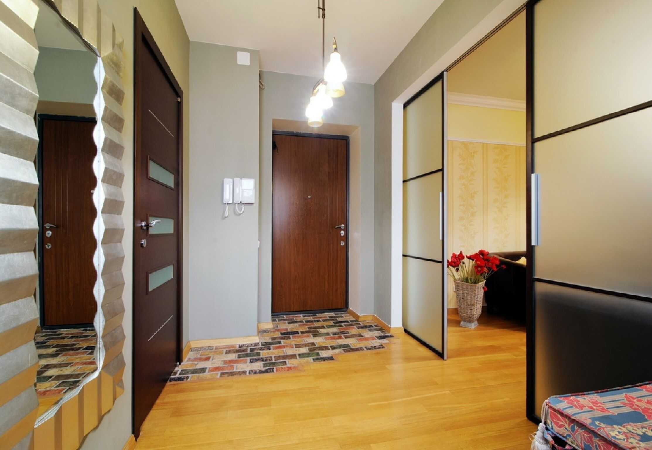 Kondominium Basic, 2 kamar tidur (Gorodskoy Val 10) | 1 kamar tidur, setrika/meja setrika, dan Wi-Fi gratis