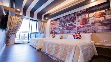 Deluxe Quadruple Room, Balcony, Mountain View | 13 bedrooms, premium bedding, individually decorated