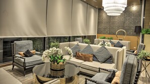 Sitteområde i lobbyen