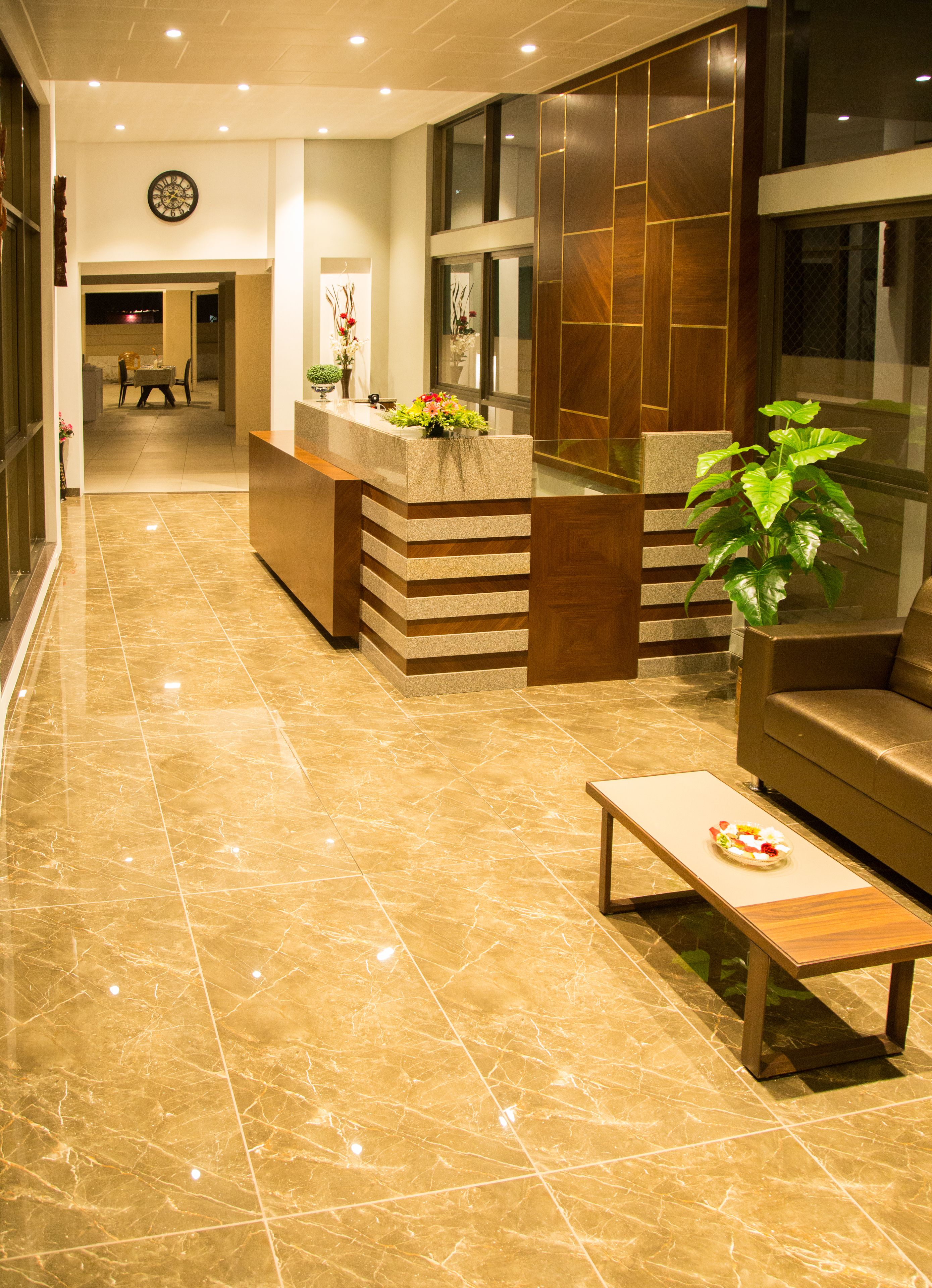 Sala de estar en el lobby