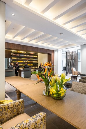 Lobby sitting area