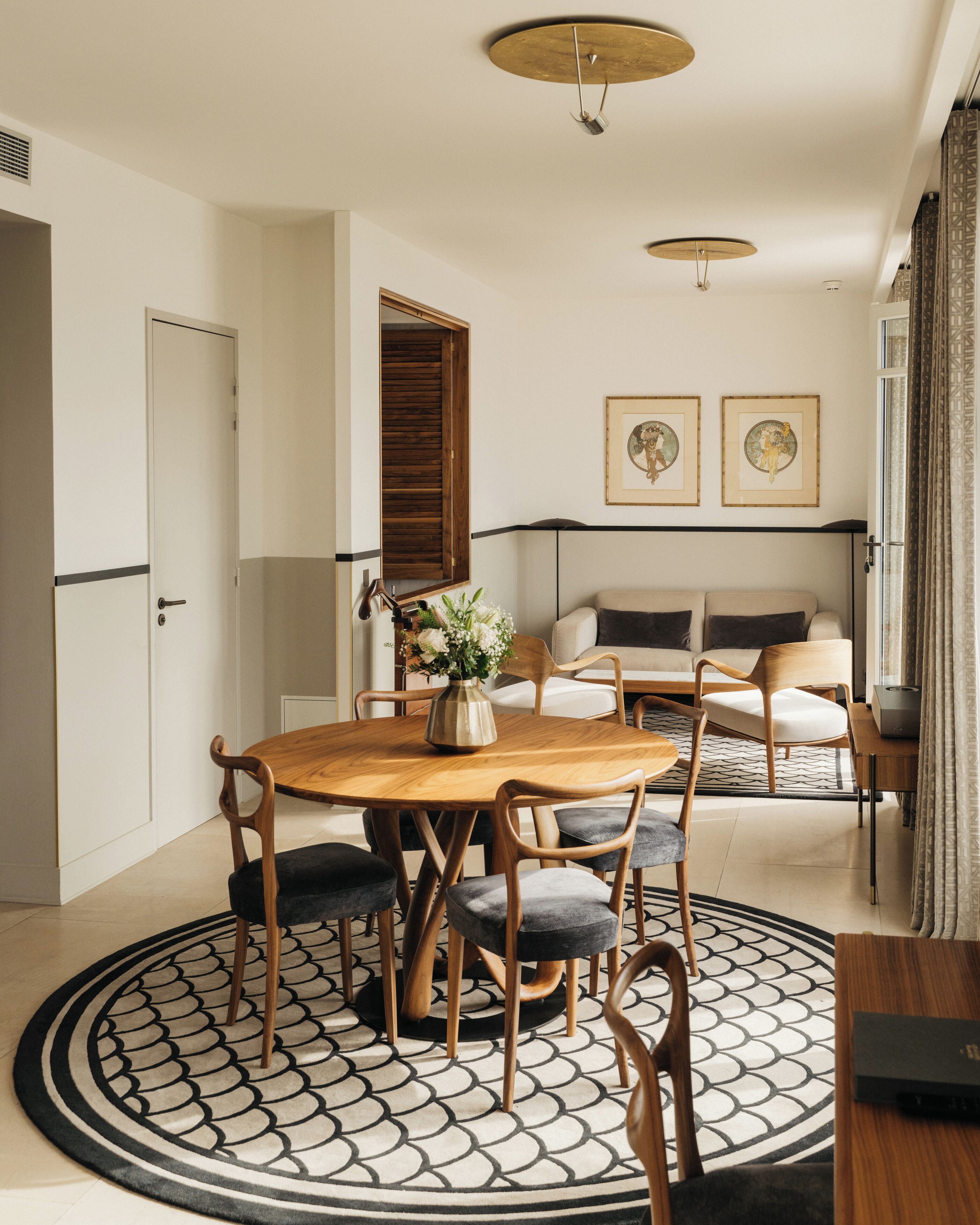 suite, terrace, sea view (winston) | living area | 80-cm flat-screen tv with cable channels, tv, tablet