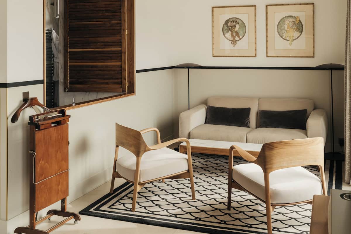Premium bedding, pillowtop beds, free minibar items, in-room safe