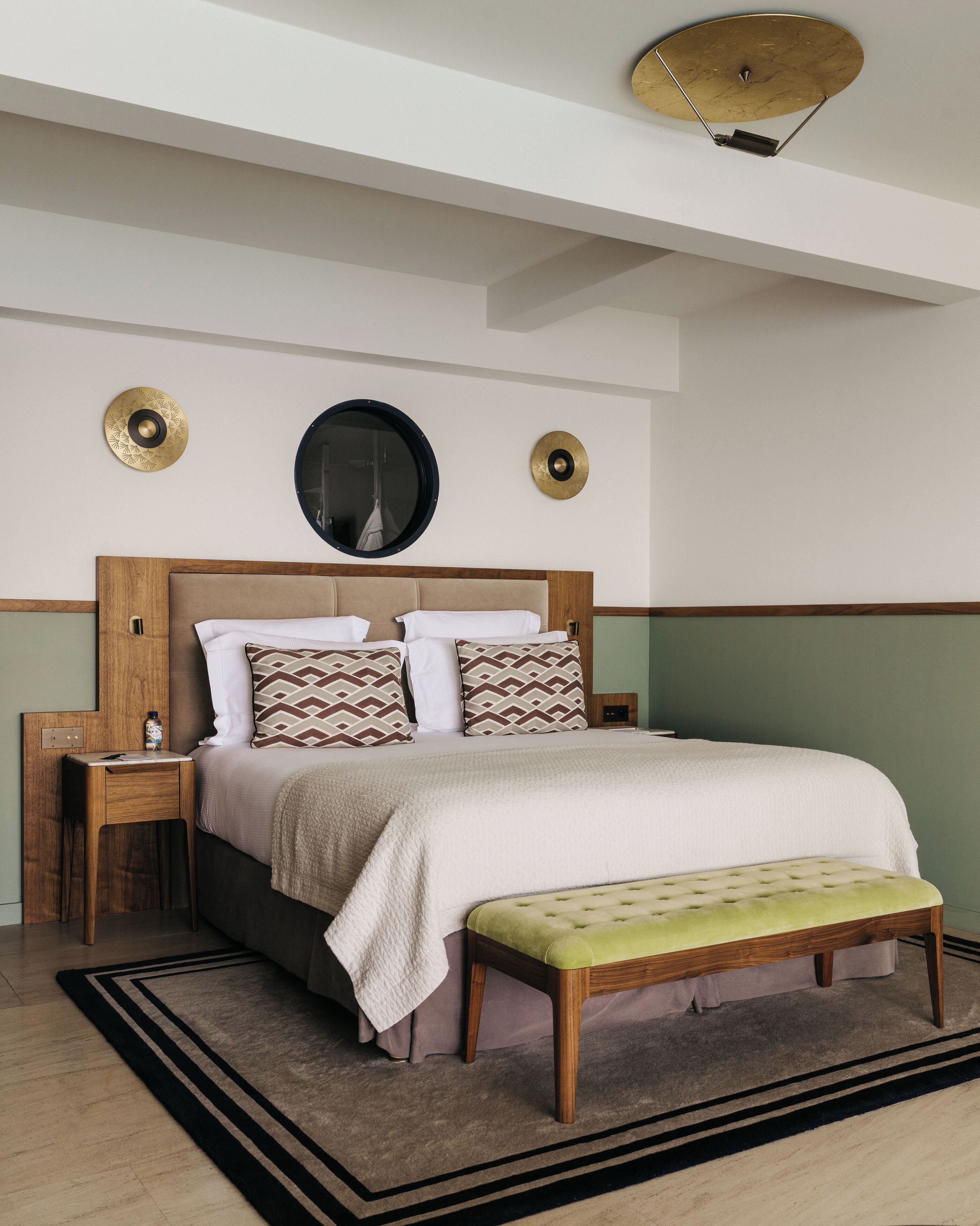 Premium bedding, pillowtop beds, free minibar items, in-room safe