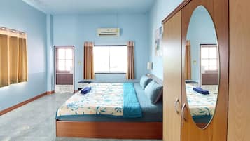 Deluxe Double Room with Air-Conditioner | Hangszigetelés, ingyenes wifi és ágynemű