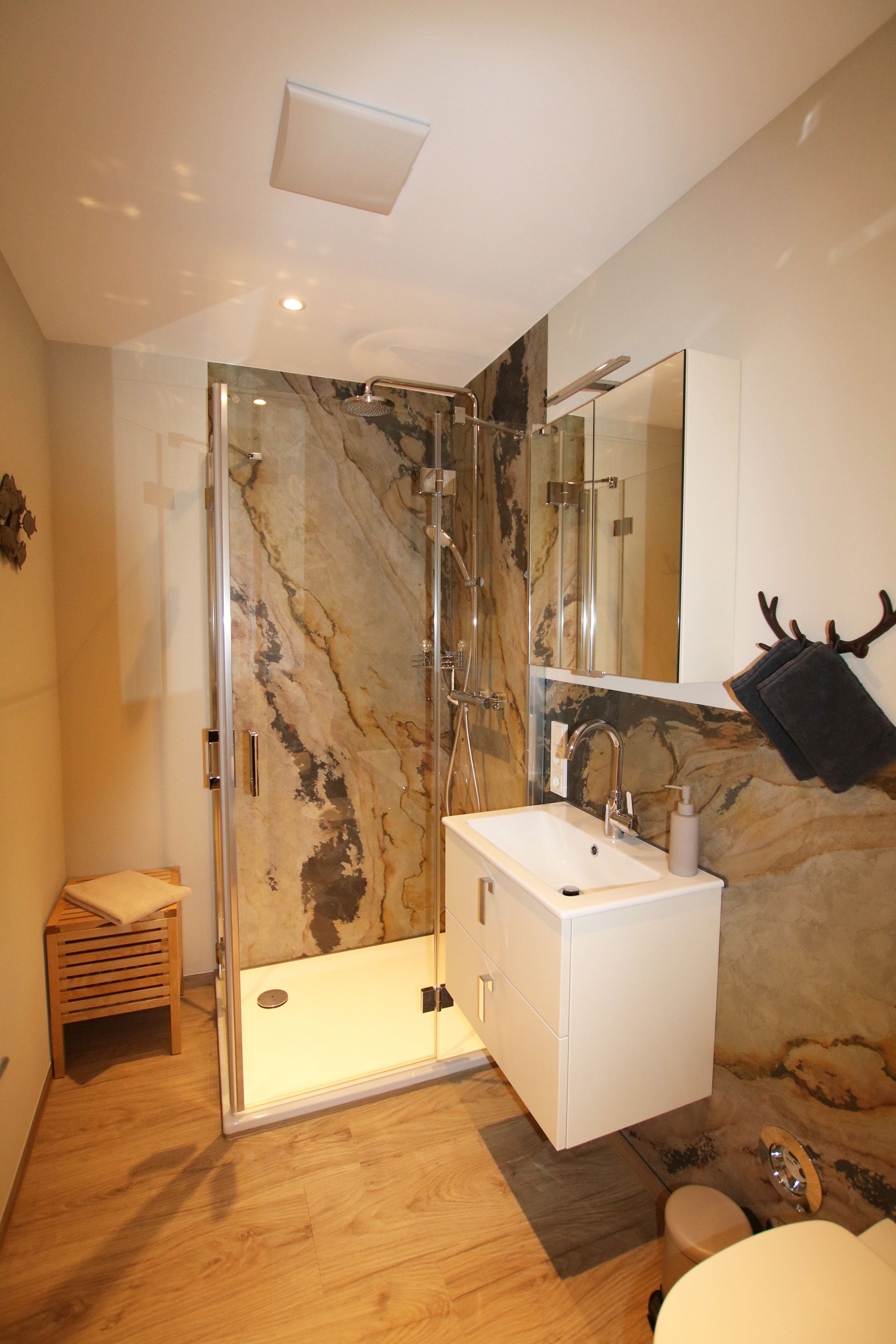 Deluxe-Apartment, mit Bad | Badezimmer