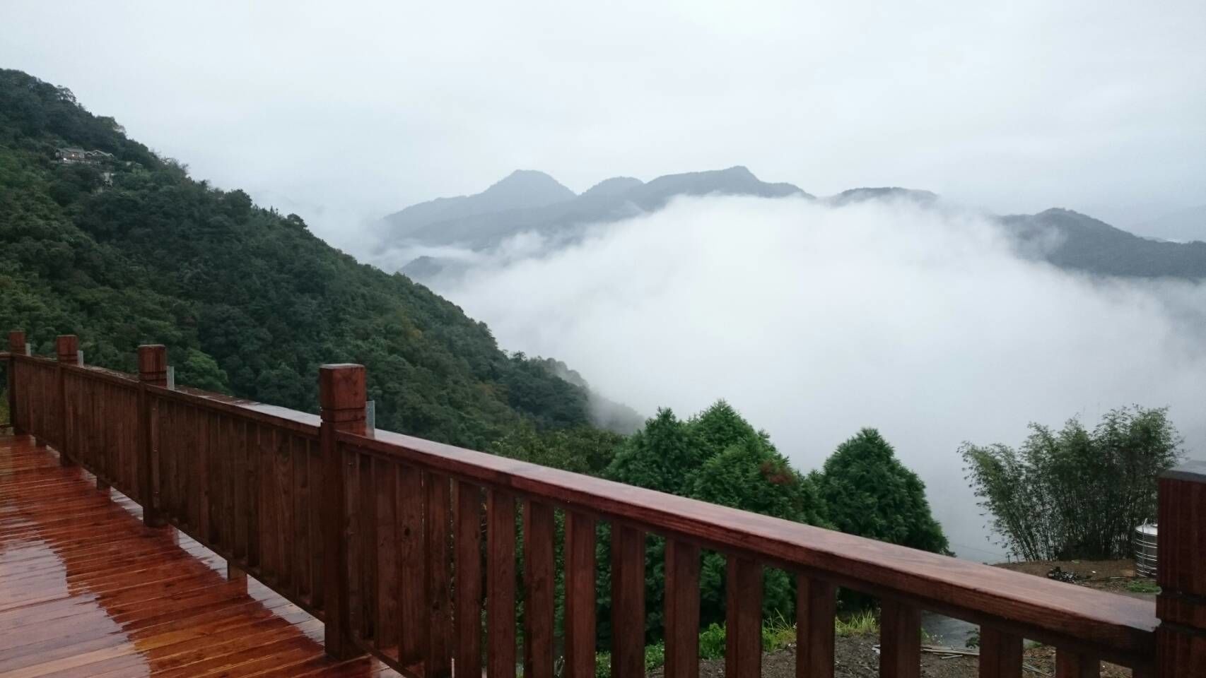 Vue depuis l’hébergement