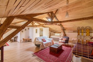 Suite Familiale (Hergé) | Vue de la chambre