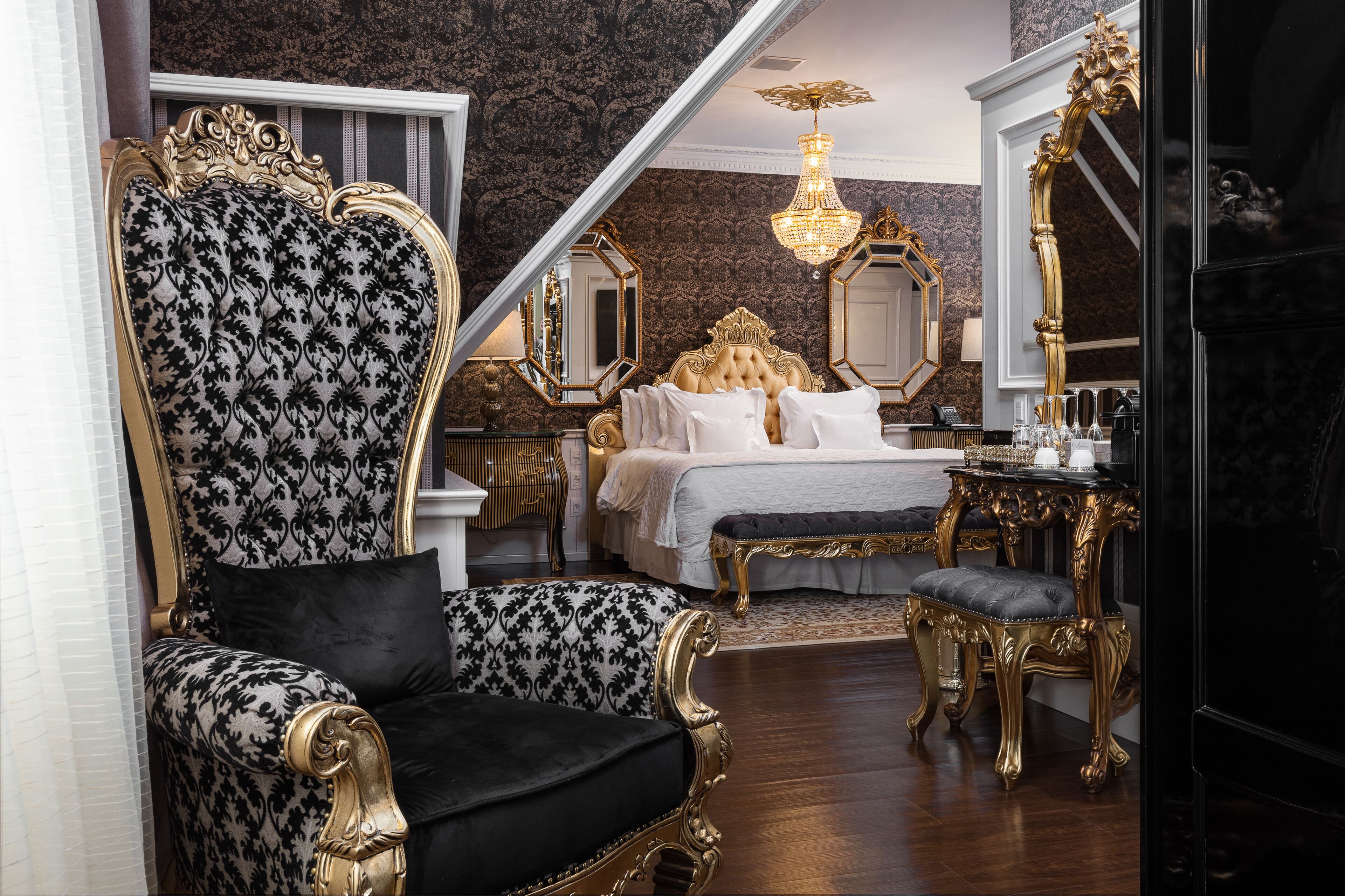 suite, jetted tub (master imperial) | 1 bedroom, premium bedding, minibar, in-room safe