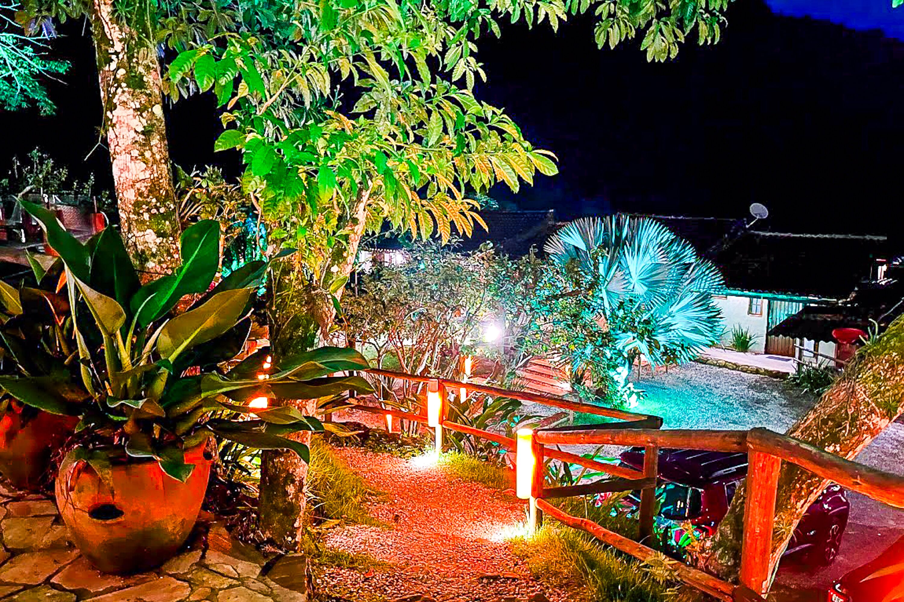 Front of property – evening/night