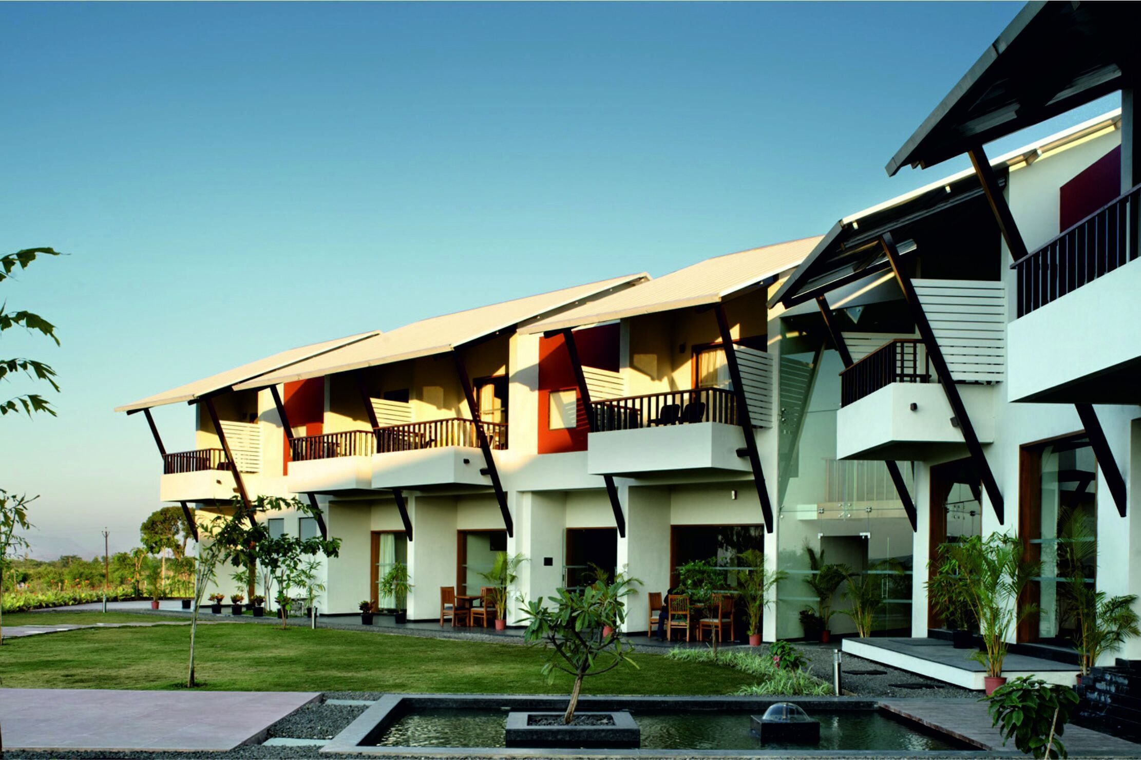 front of property – evening/night