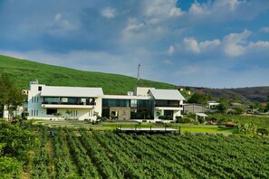 Majoituspaikan julkisivu