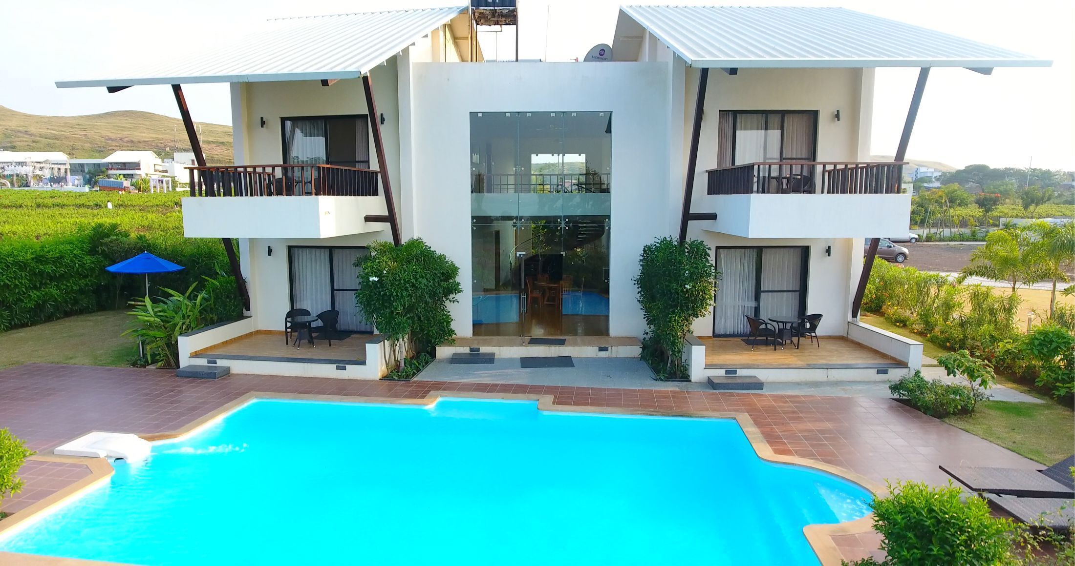 front of property – evening/night