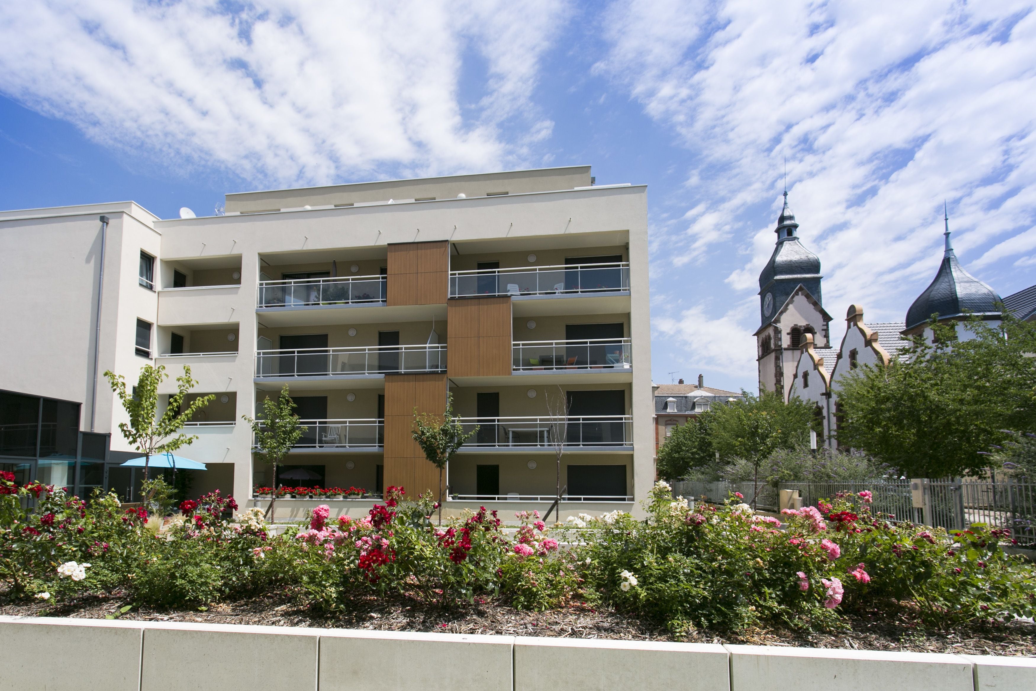 Façade de l’hébergement 