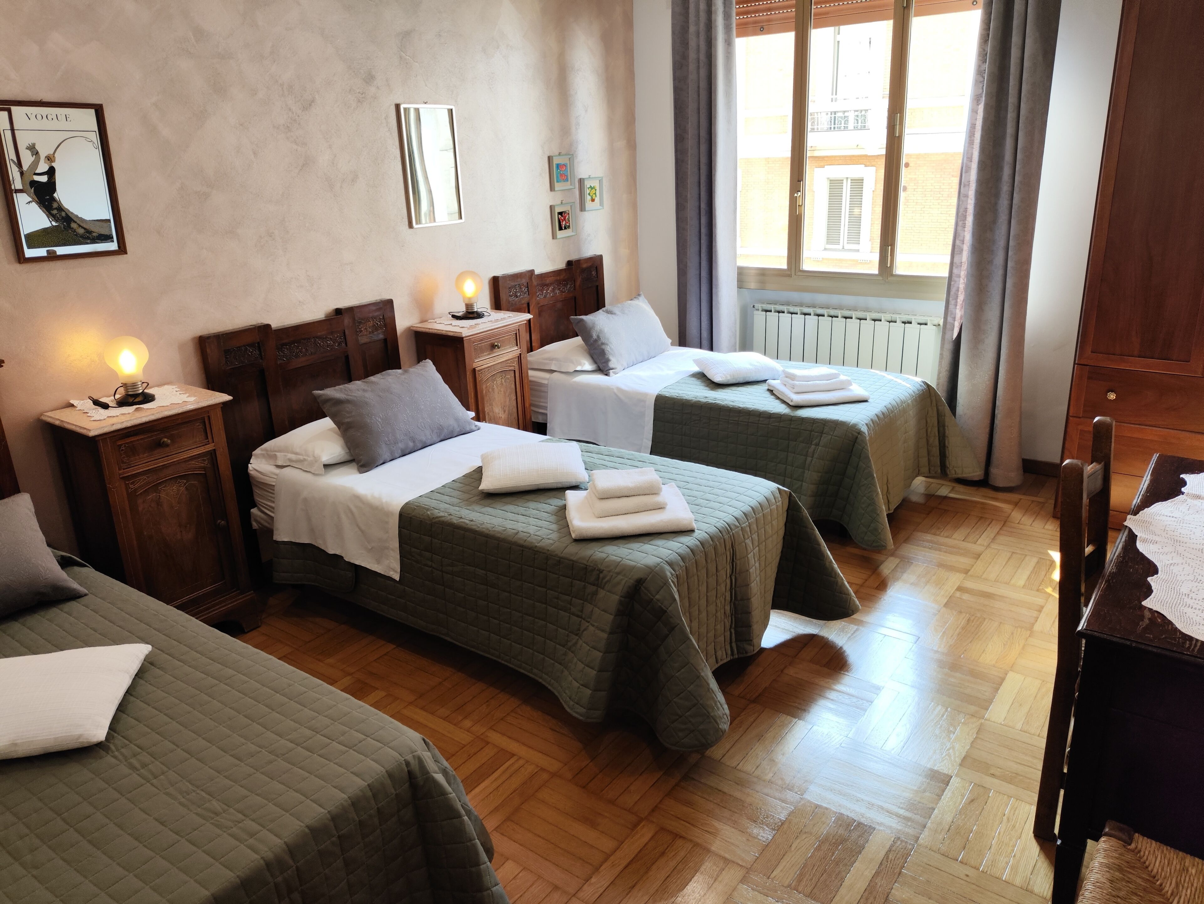 Triple Room, Private External Bathroom, City View ( Rovere )