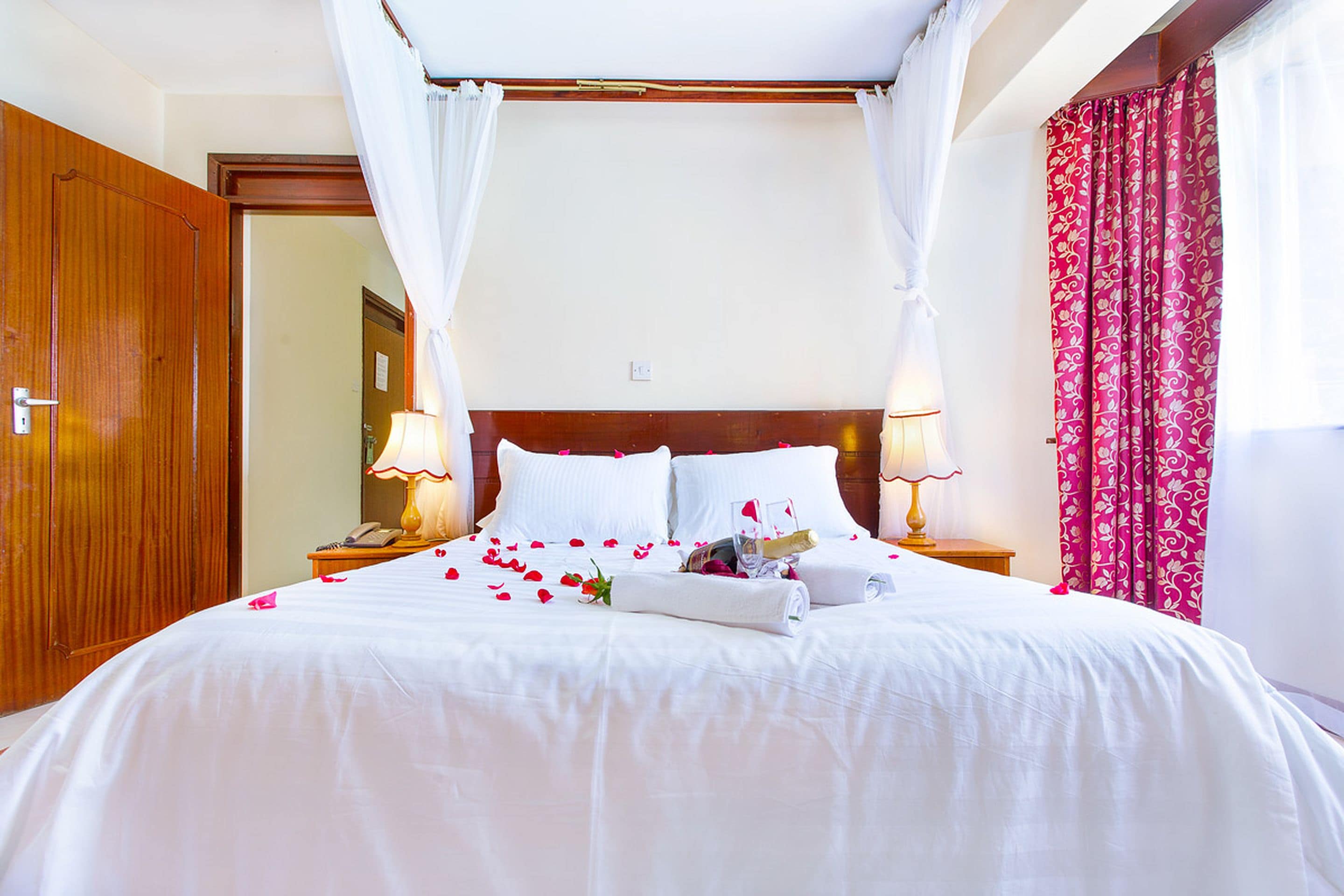 Superior Double Room, 1 Queen Bed, Pool View | 4 bedrooms, in-room safe, desk, iron/ironing board