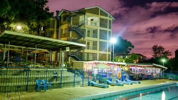 Front of property – evening/night