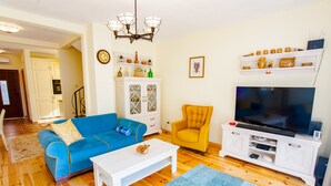 Villa Luxe, 2 chambres, vue lac | Salle de séjour