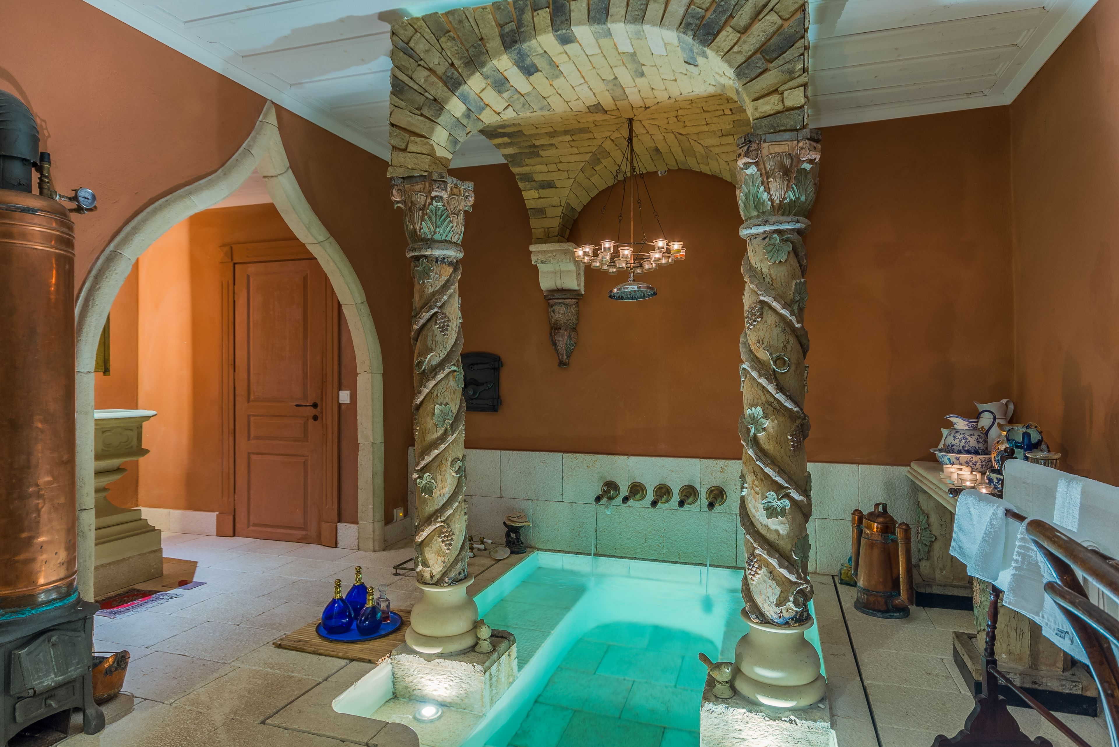 皇室別墅, 2 間臥室, 私人泳池, 泳池景 | 按摩浴缸