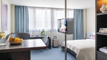 1 habitación y ropa de cama de alta calidad
