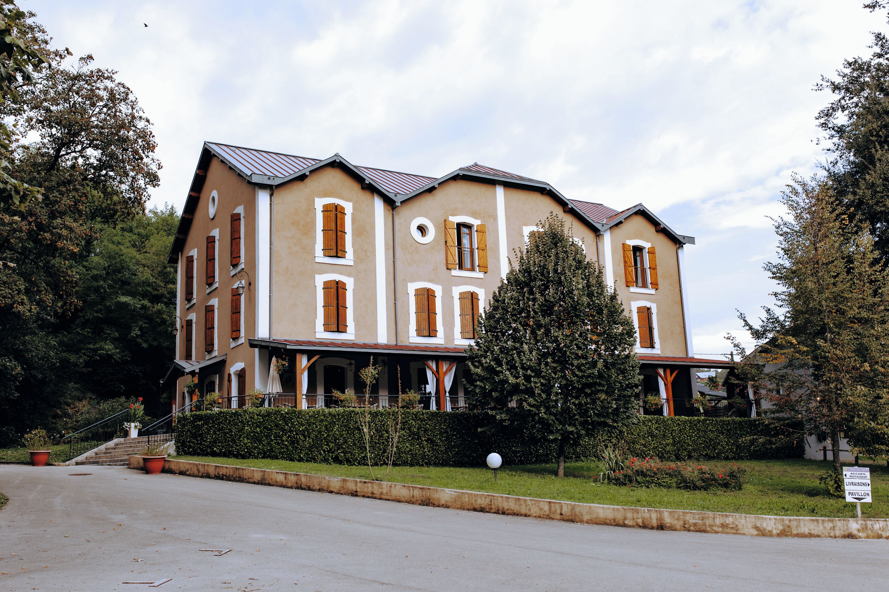 Façade de l’hébergement