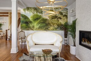 Sala de estar en el lobby