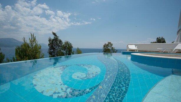 Panoramic Apartment, Private Pool, Sea View | Private pool - Stone Beach (Himarë)