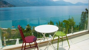 Panoramic Duplex, 2 Bedrooms, Balcony, Sea View | Balcony view - Stone Beach (Himarë)
