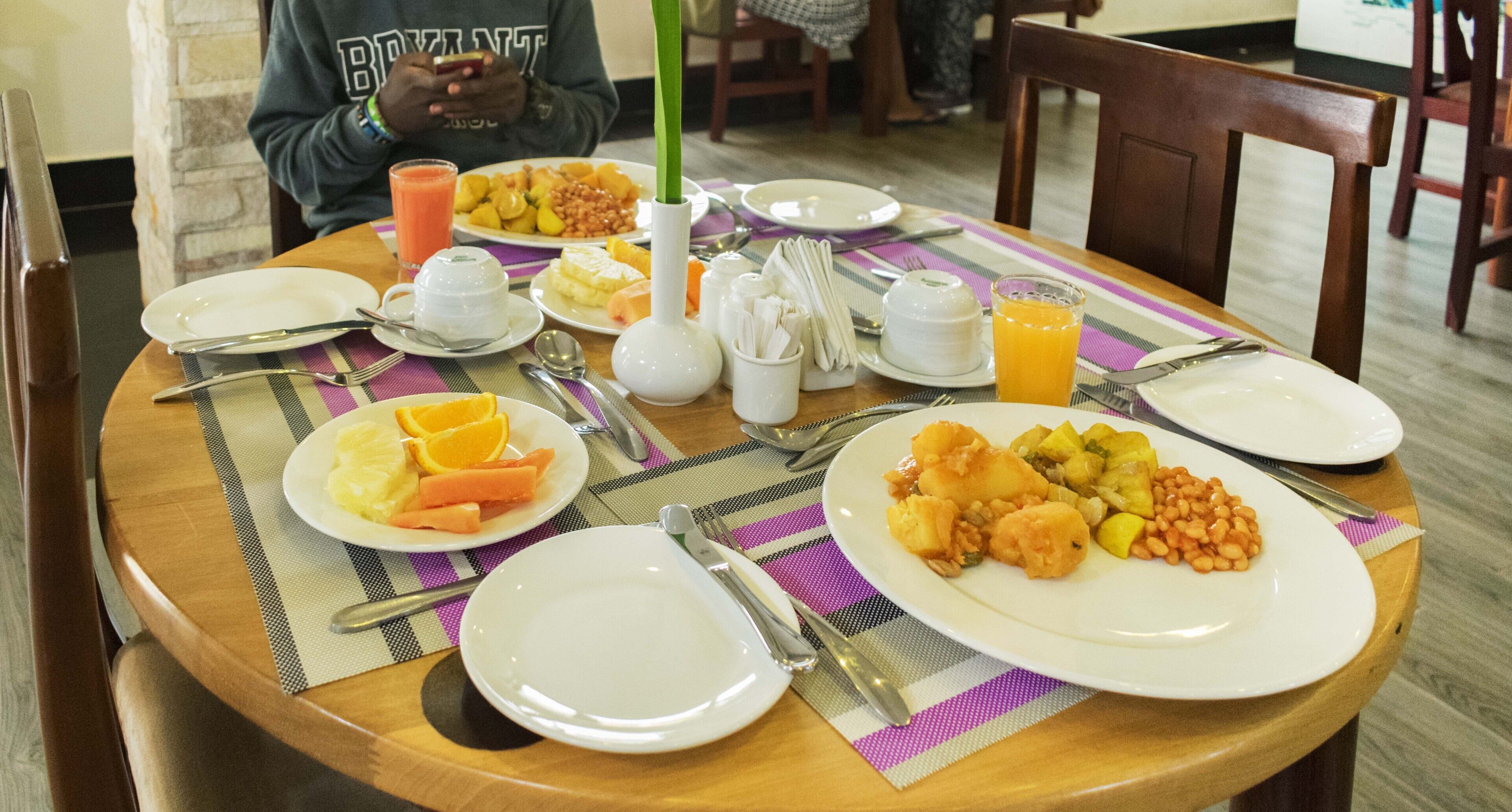 Petit déjeuner continental compris tous les jours