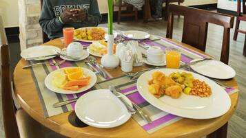 Petit déjeuner continental compris tous les jours