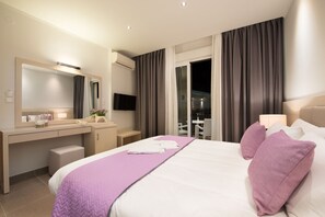 Classic Double Room | In-room safe, desk, blackout drapes, iron/ironing board - Angelica Hotel (Thasos)