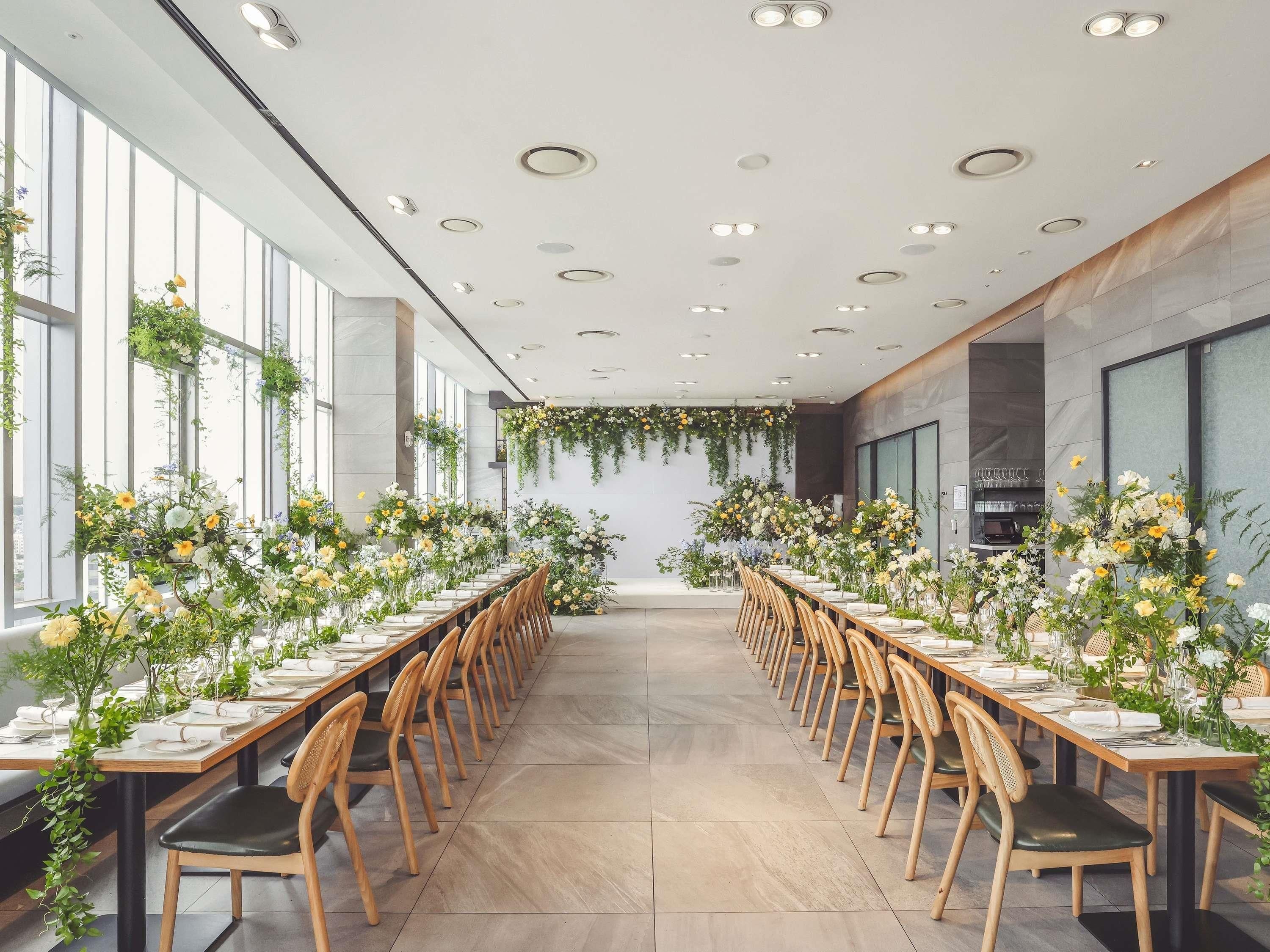 Indoor wedding