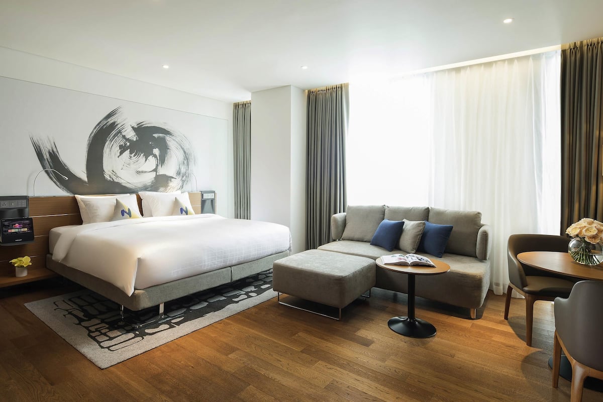 Chambre Deluxe, 1 lit double (Residence) | Literie de qualité, couette en duvet, minibar, coffre-fort