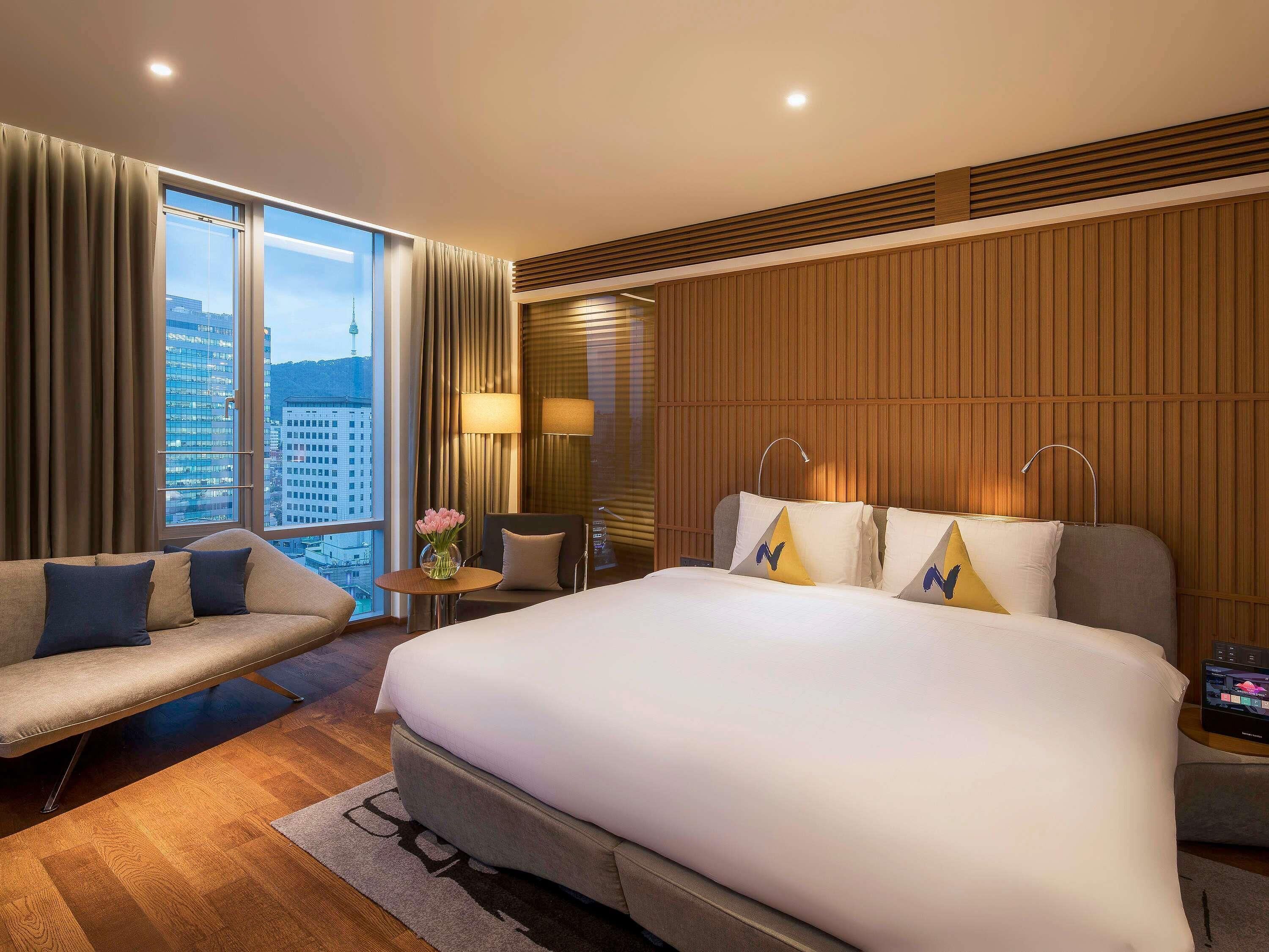 Suite Premier, 1 cama matrimonial | Ropa de cama de alta calidad, edredón y minibar 