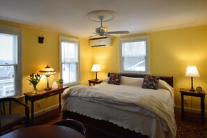 Suite, Private Bathroom (Sanford Gifford Suite) | Egyptian cotton sheets, premium bedding, down comforters, pillowtop beds