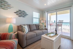 Condo, 1 Bedroom | Living room | TV - Eastern Shores - 206 1 Bedroom Condo by RedAwning (Santa Rosa Beach)