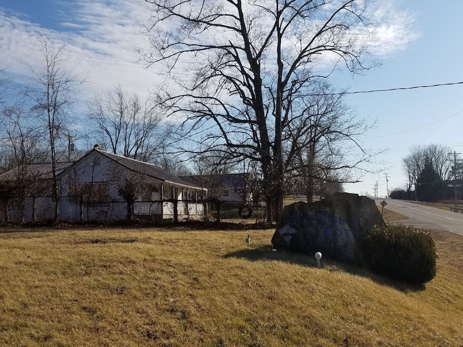 Udsigt fra overnatningsstedet