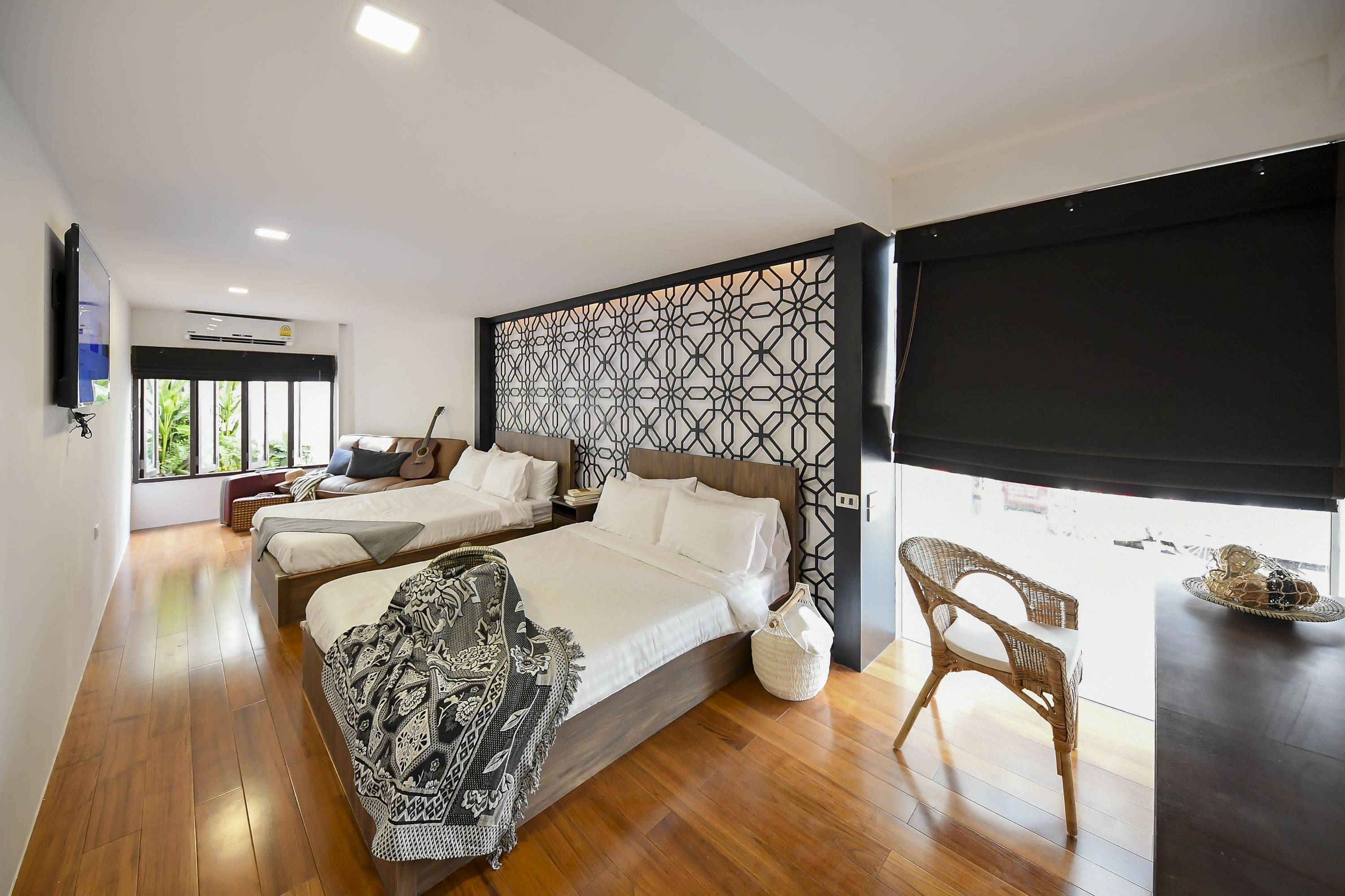 family studio suite | 1 bedroom, minibar, individually decorated, blackout curtains