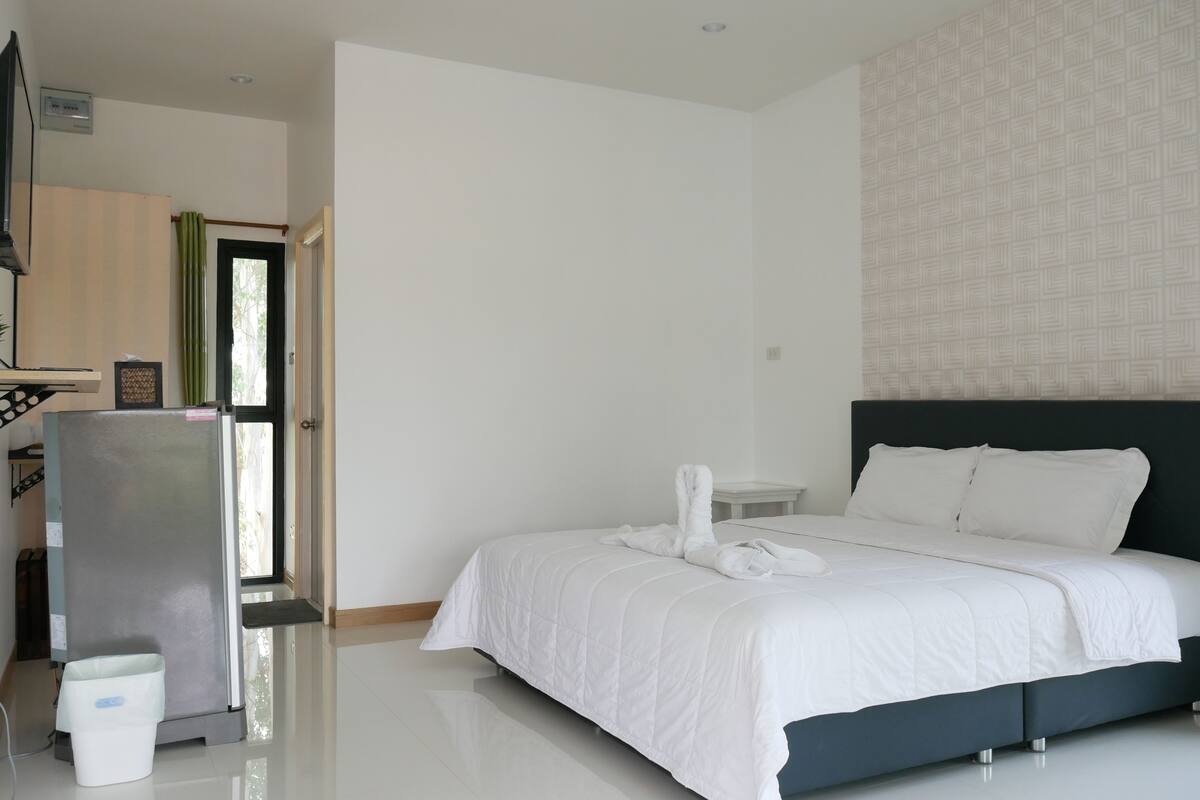 Villa Double Room  | ผ้าม่านกันแสง, Wi-Fi ฟรี