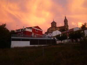 Front of property – evening/night