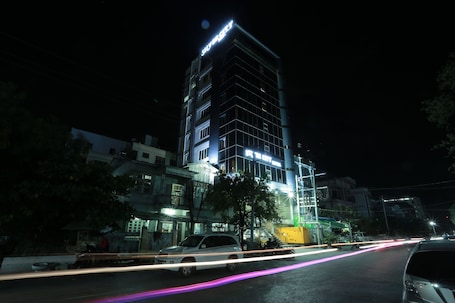 Front of property - evening/night