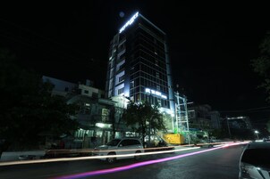 Front of property - evening/night