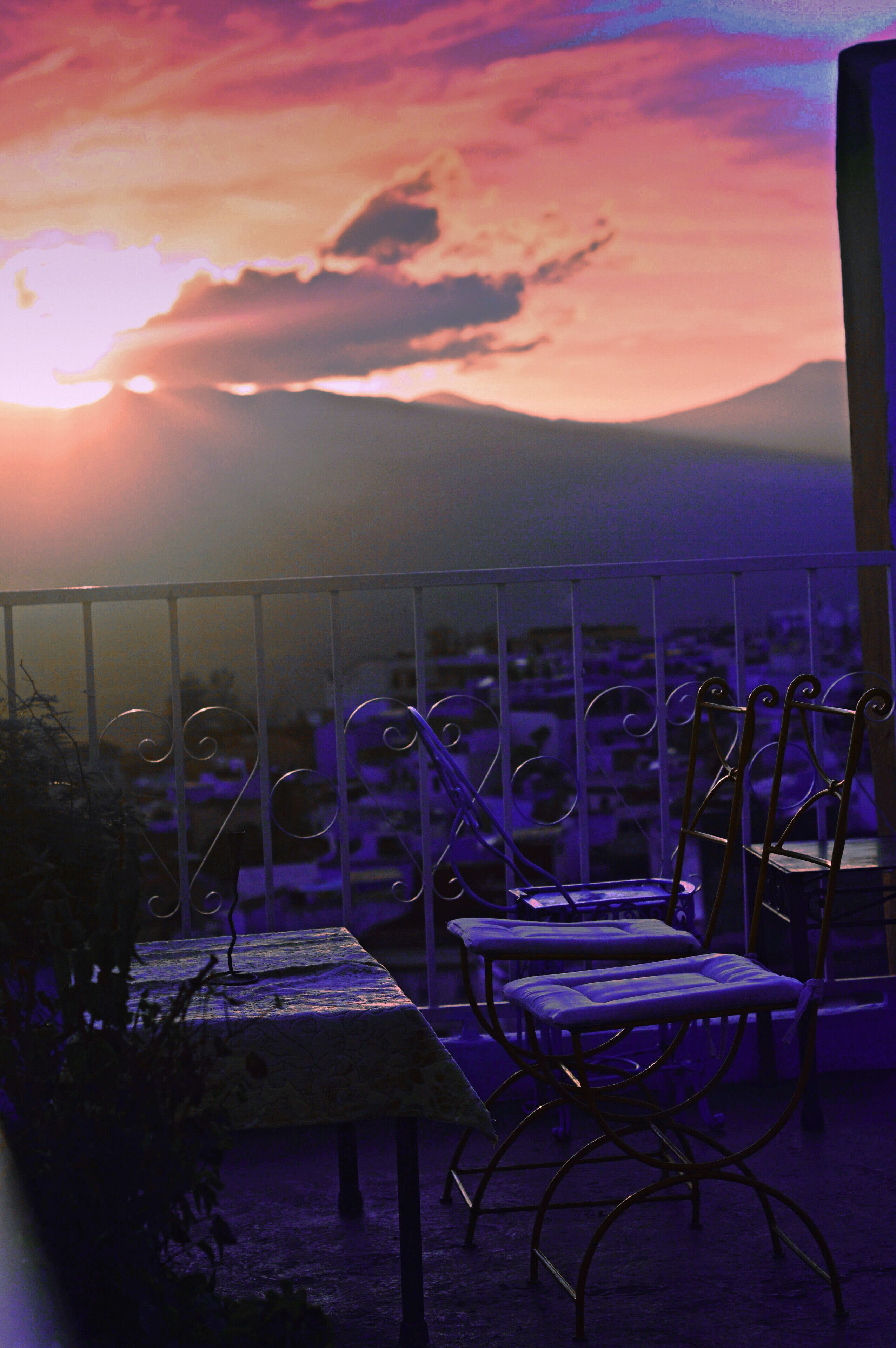 Terrasse sur le toit