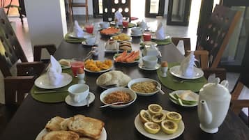 Petit déjeuner continental compris tous les jours