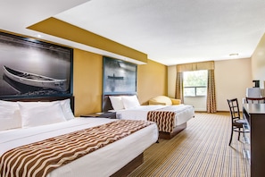 Standard Room, 2 Queen Beds | 1 bedroom, premium bedding, down comforters, memory foam beds