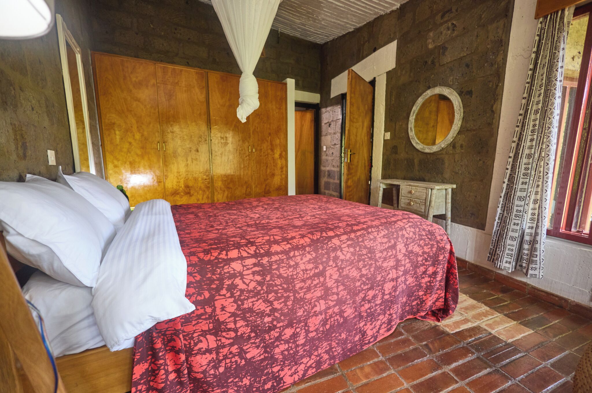 Premium bedding, desk, soundproofing, iron/ironing board