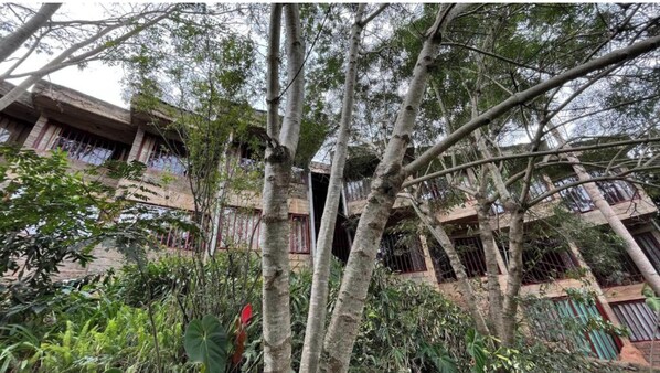 Façade de l’hébergement